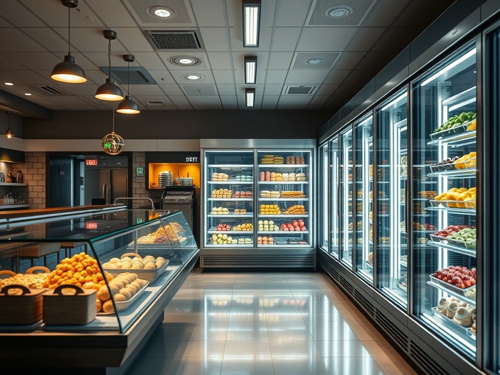 Balcões refrigerados autônomos com controle remoto