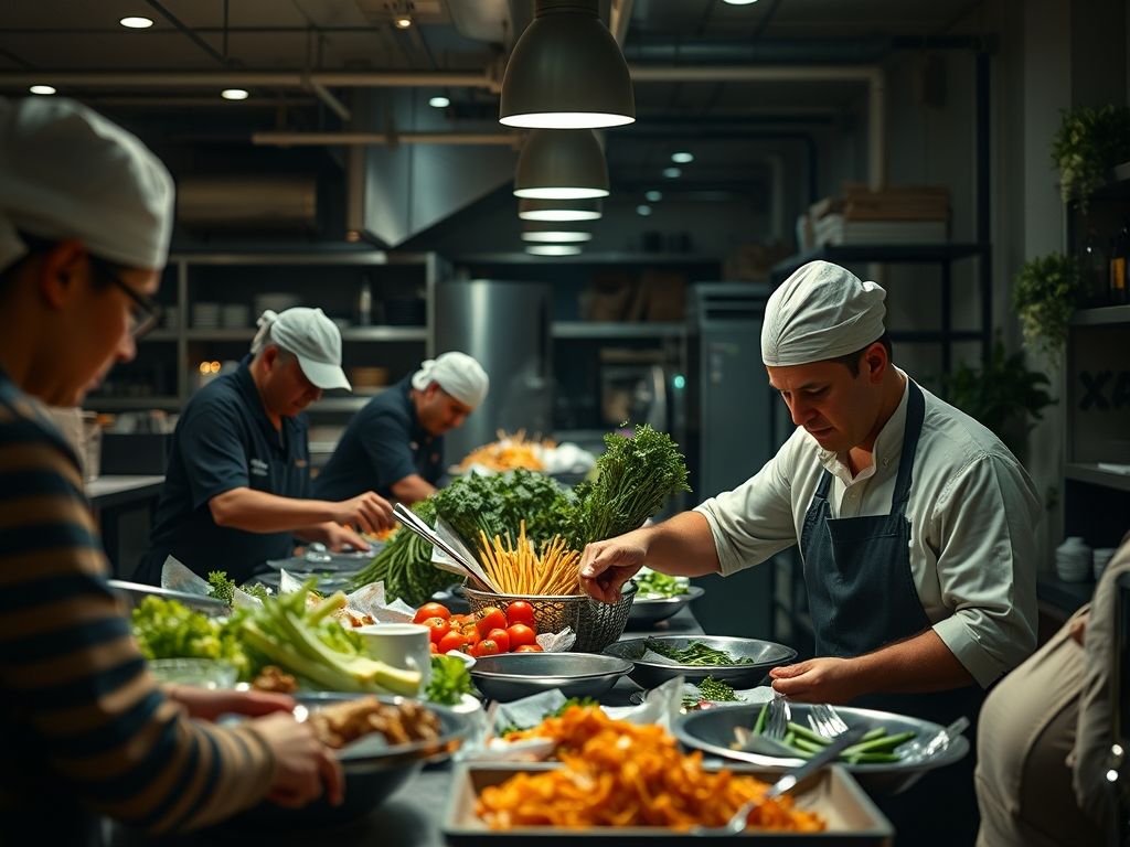Como organizar o processo de triagem de alimentos entregues
