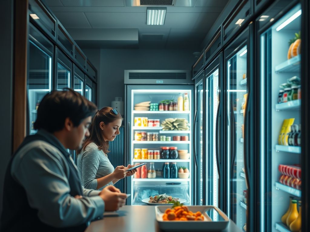 Geladeiras conectadas: alertas de falta de insumo