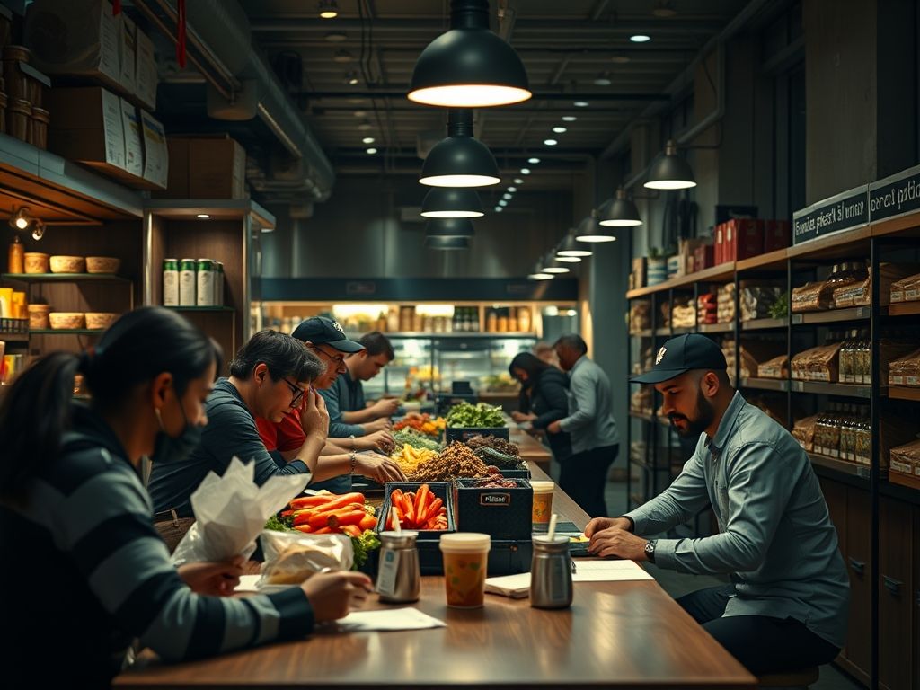 Guia de organização de mercadorias emergenciais