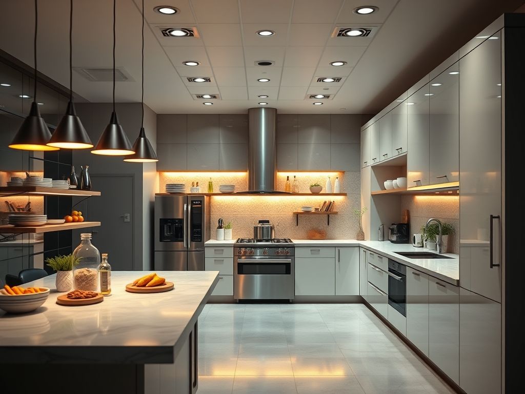 Módulos modulares de cozinha para fácil expansão