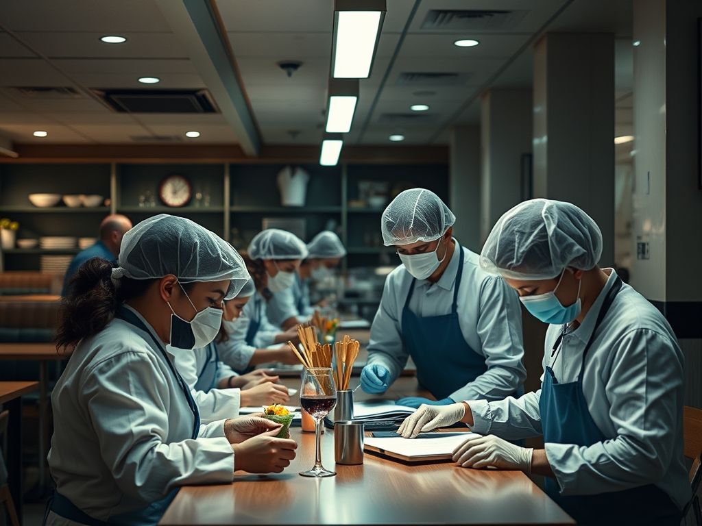 Organização de registro de inspeções sanitárias