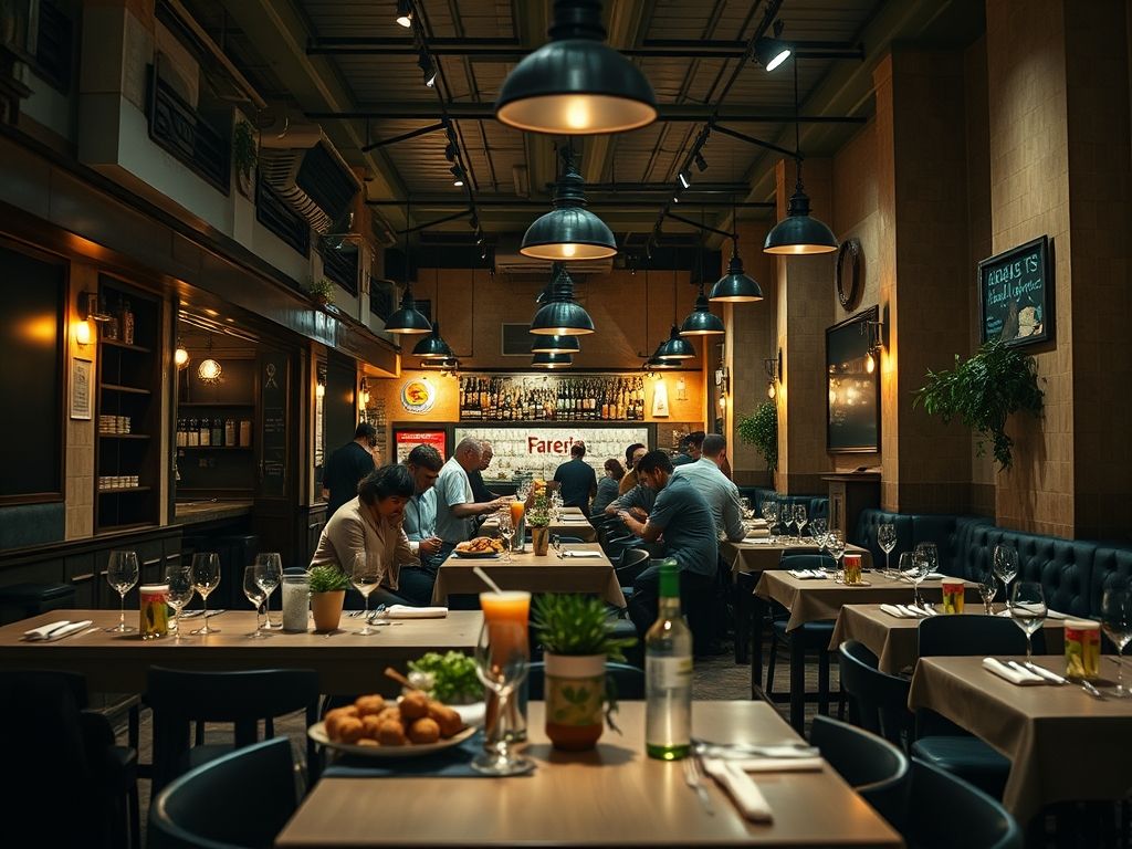 Parcerias com associações de restaurantes locais