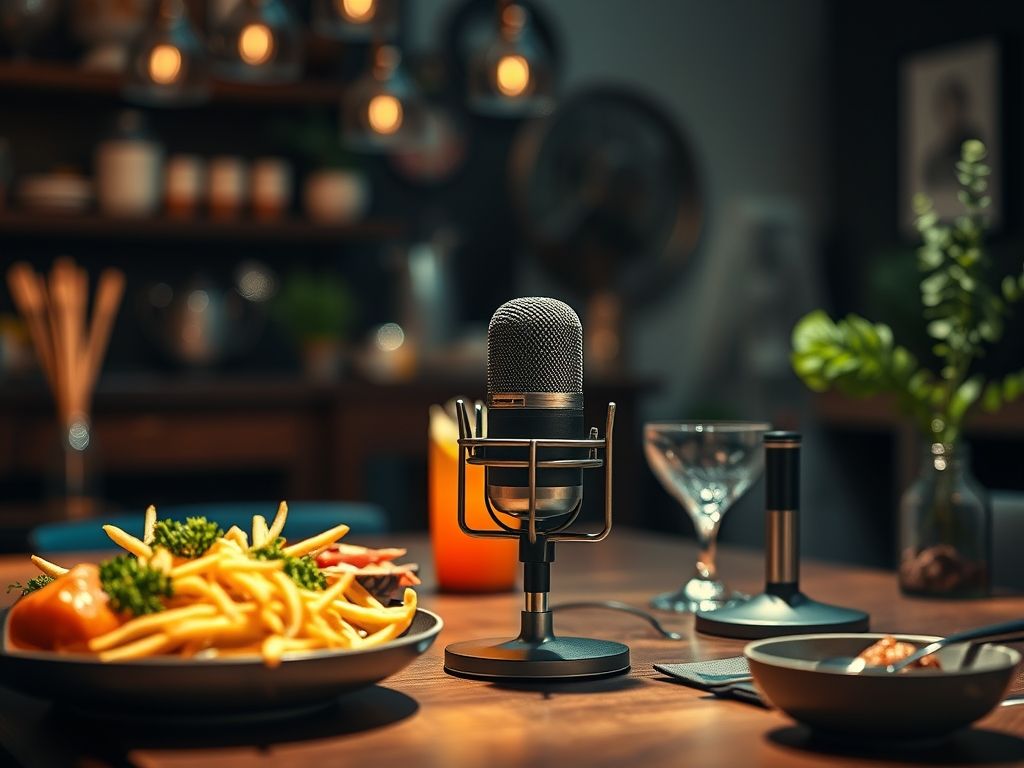 Passo a passo para criar podcast sobre gastronomia local