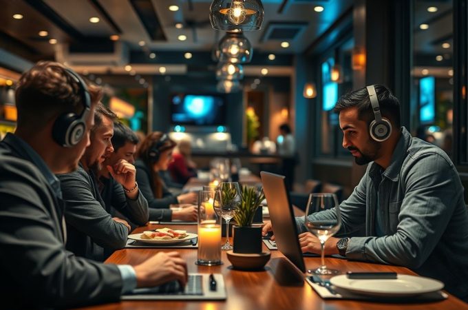 Sistemas de reprodução sonora personalizada por mesa