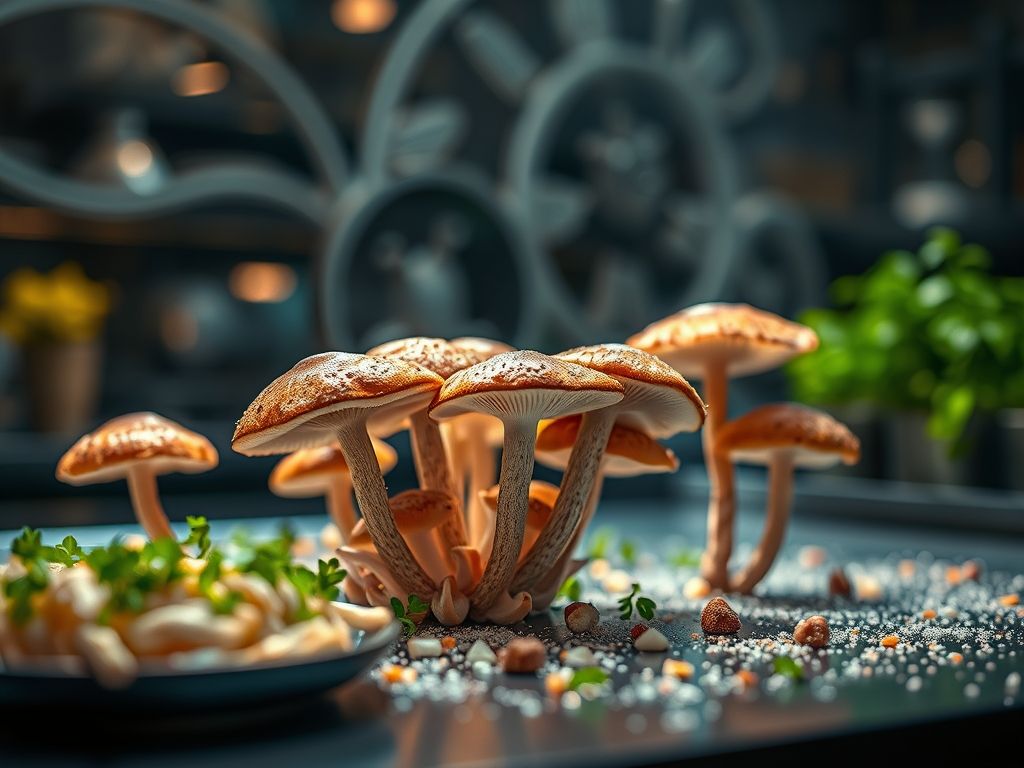 Uso de cogumelos cultivados em laboratório como substitutos de carne