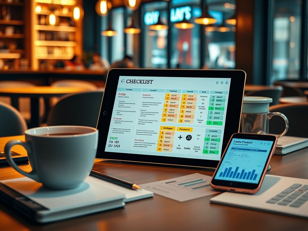 Checklist mensal de controle financeiro