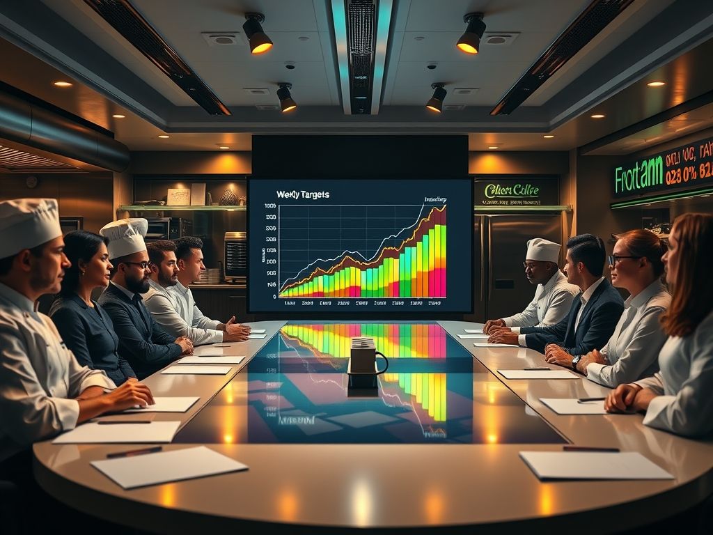 Como definir metas financeiras semanais para equipe