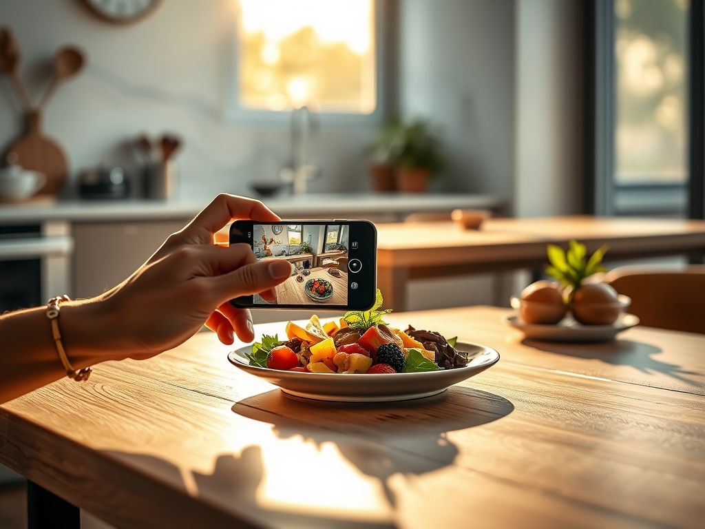 Como fotografar seus pratos com celular e luz natural