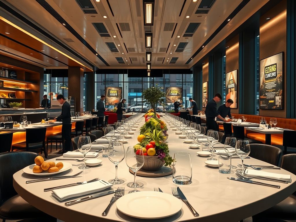 Como preparar o restaurante para grandes eventos da cidade
