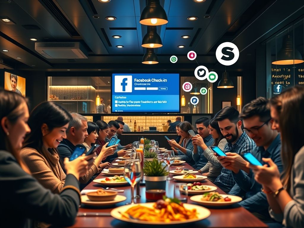 Estratégias para aumentar check-ins no Facebook