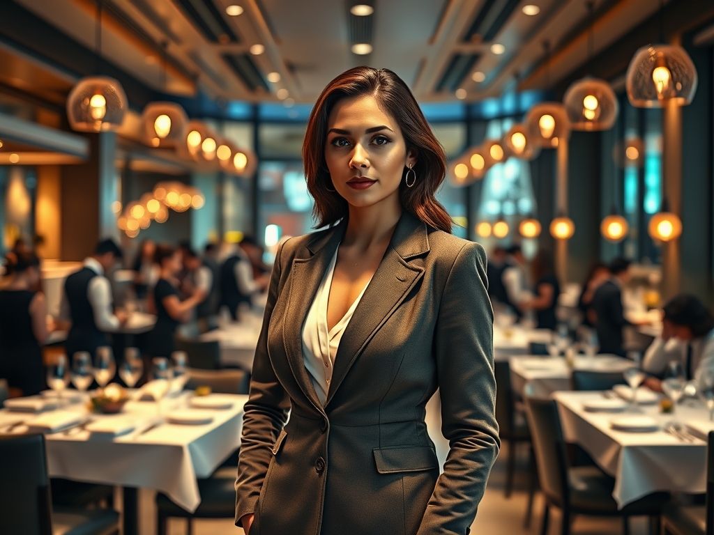 Liderança feminina no setor de restaurantes