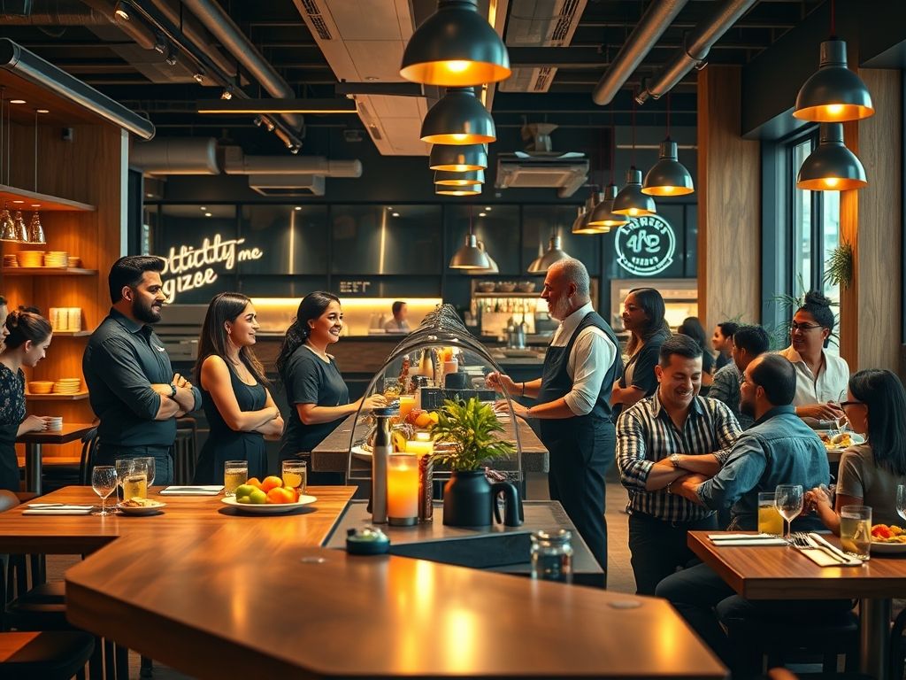 Liderança transformadora em restaurantes familiares