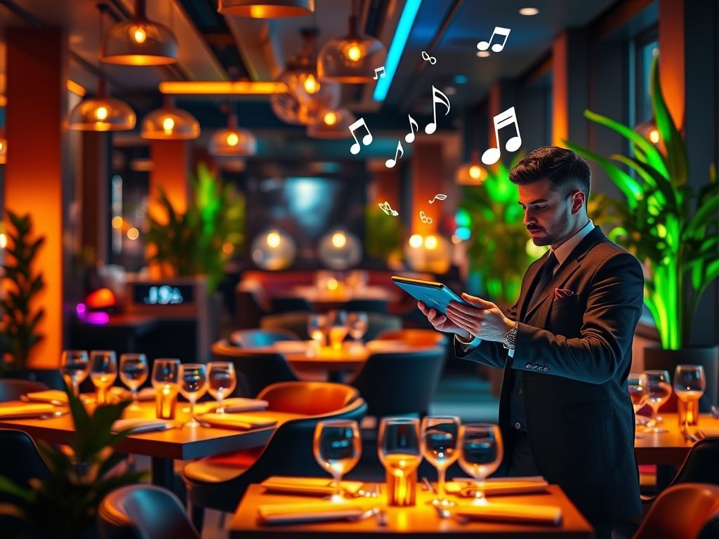 Música ambiente: volume, playlist e impacto no giro