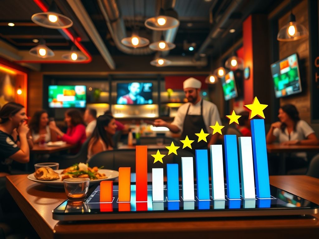 O impacto das avaliações no crescimento de restaurantes pequenos