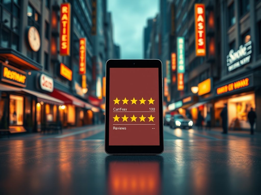 O impacto das avaliações no ranking de pesquisa local