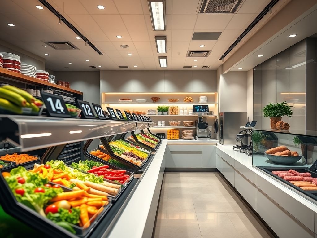 Self-service por quilo: segredos do layout que vende mais