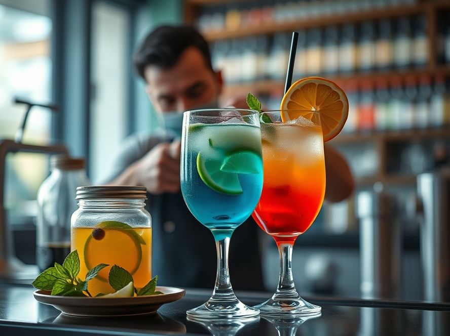 Automação na preparação de bebidas