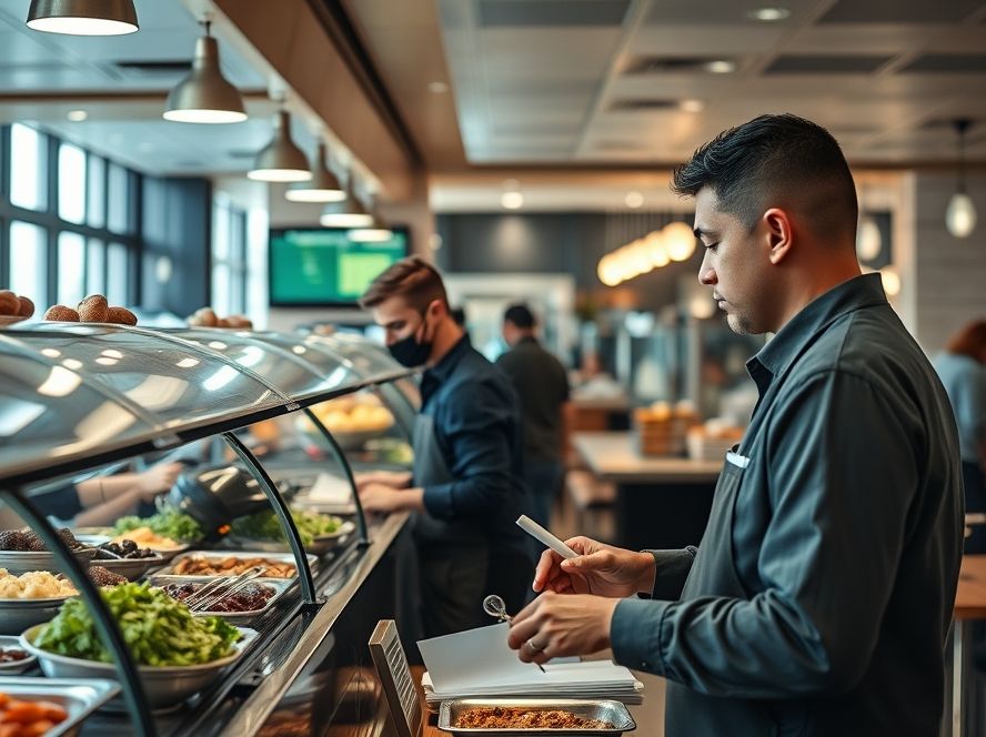 Experiência do cliente em buffets e self-service