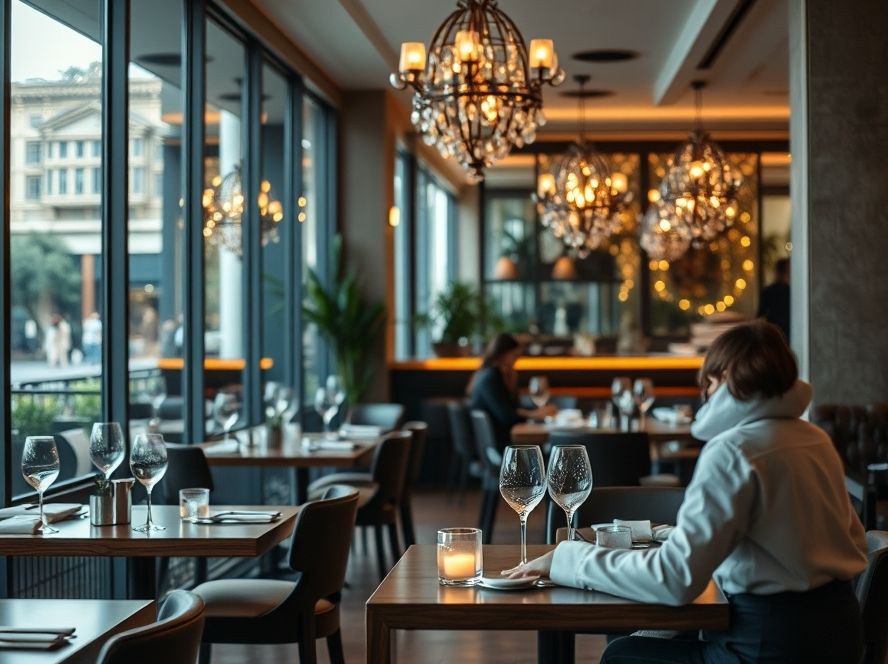 Experiência do cliente em restaurantes de luxo