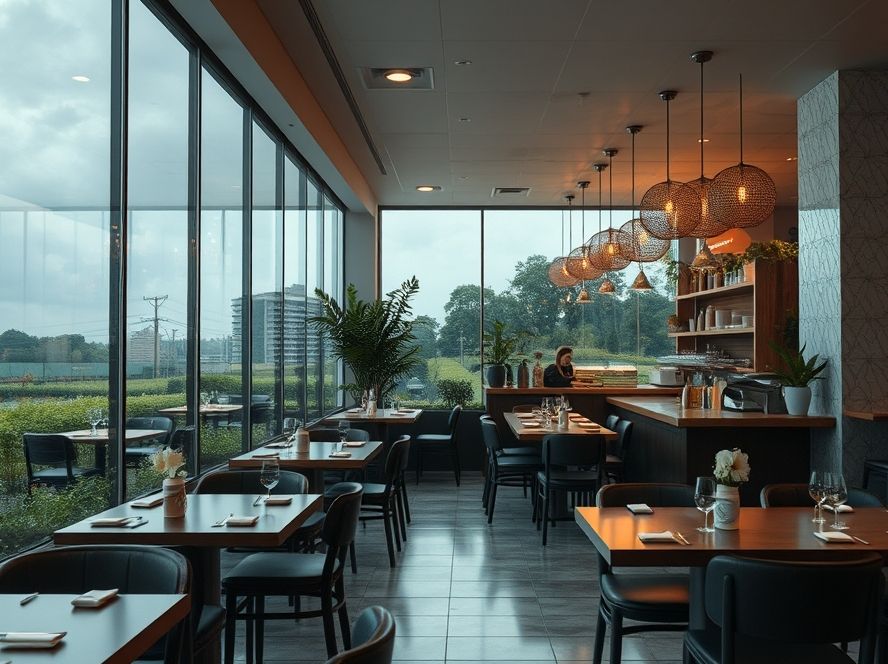 Restaurantes climáticos: ambientes adaptados ao clima
