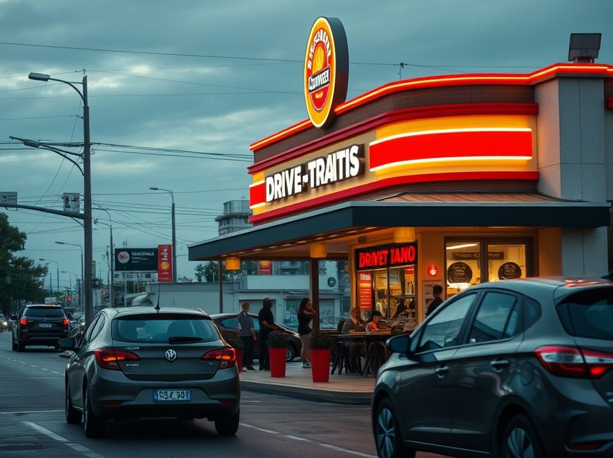 Restaurantes drive-thru gourmet: tendência urbana
