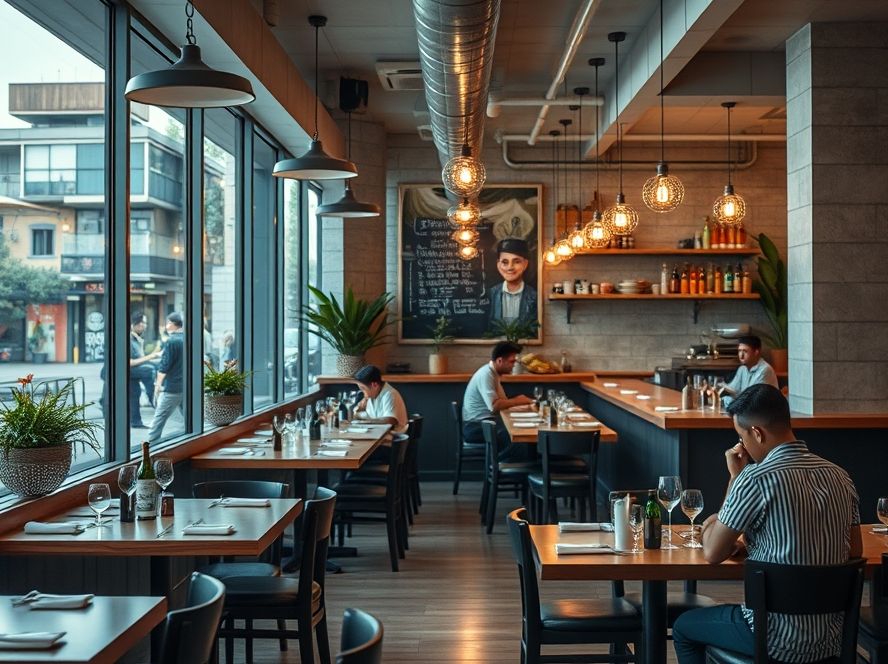 Restaurantes híbridos coworking + gastronomia