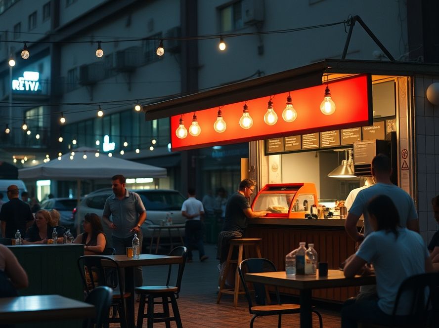 Restaurantes pop-up em eventos culturais
