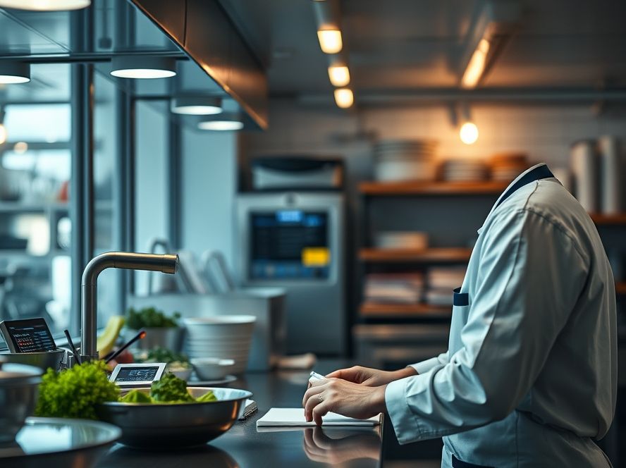 Sistemas de monitoramento em tempo real da cozinha