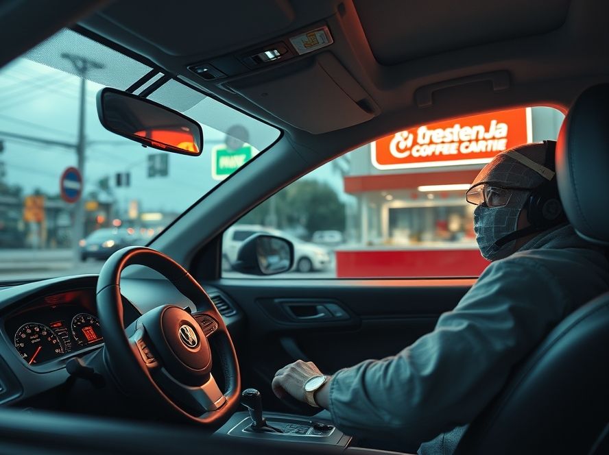 Tecnologia de autoatendimento em drive-thru
