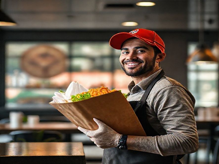 Aplicação da identidade visual em embalagens de delivery