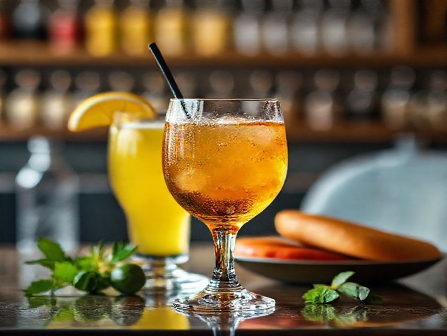 Cardápio de bebidas não alcoólicas com alta margem