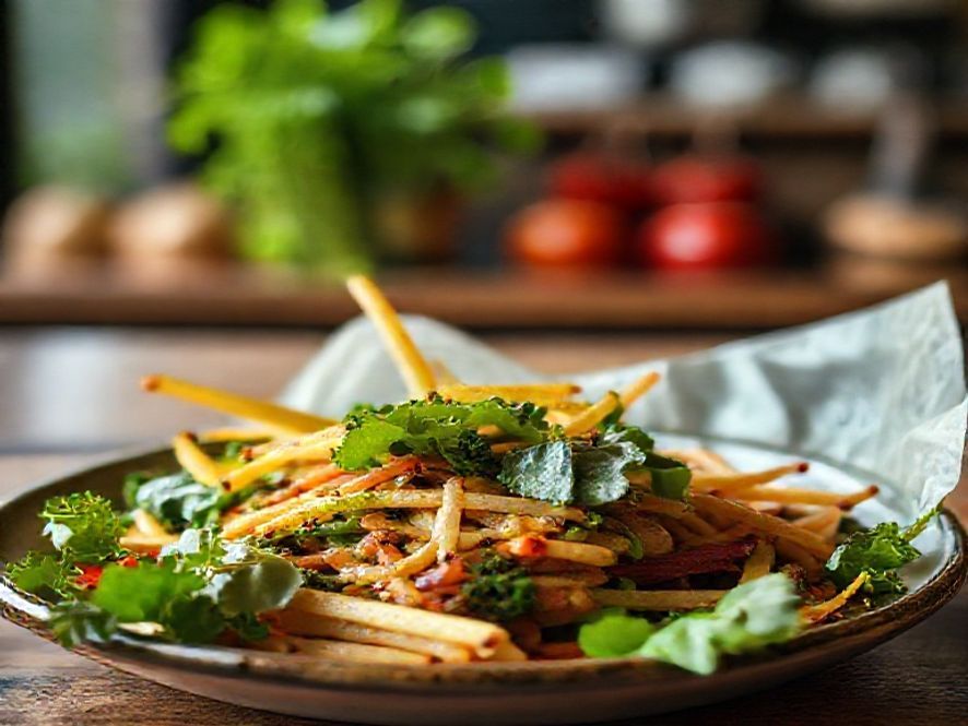 Identidade visual para restaurantes veganos e vegetarianos