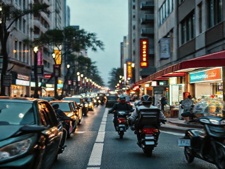 Ponto em avenida de alto fluxo de veículos: o que considerar
