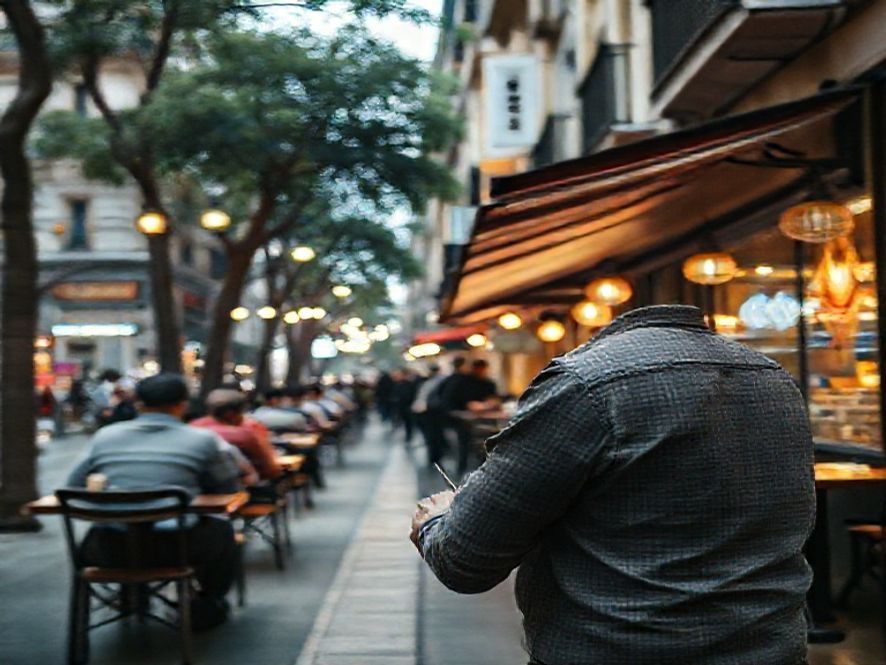 Restaurante em rua movimentada: o que observar no local