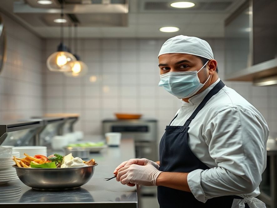 Segurança alimentar em cozinhas abertas ao público