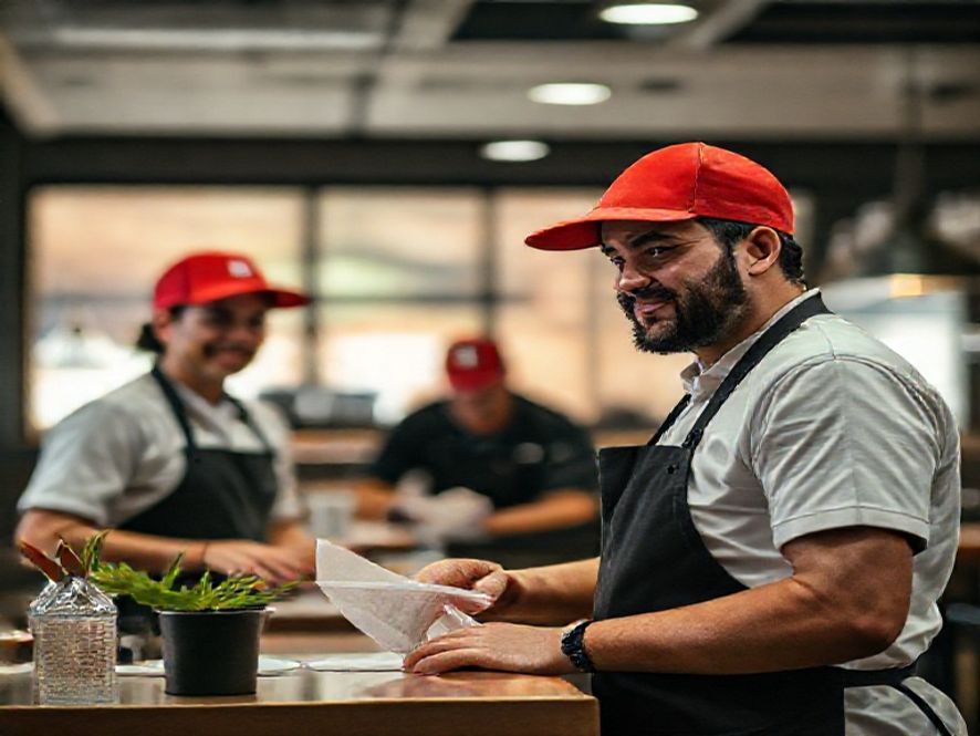 Treinamento da equipe para pedidos de delivery