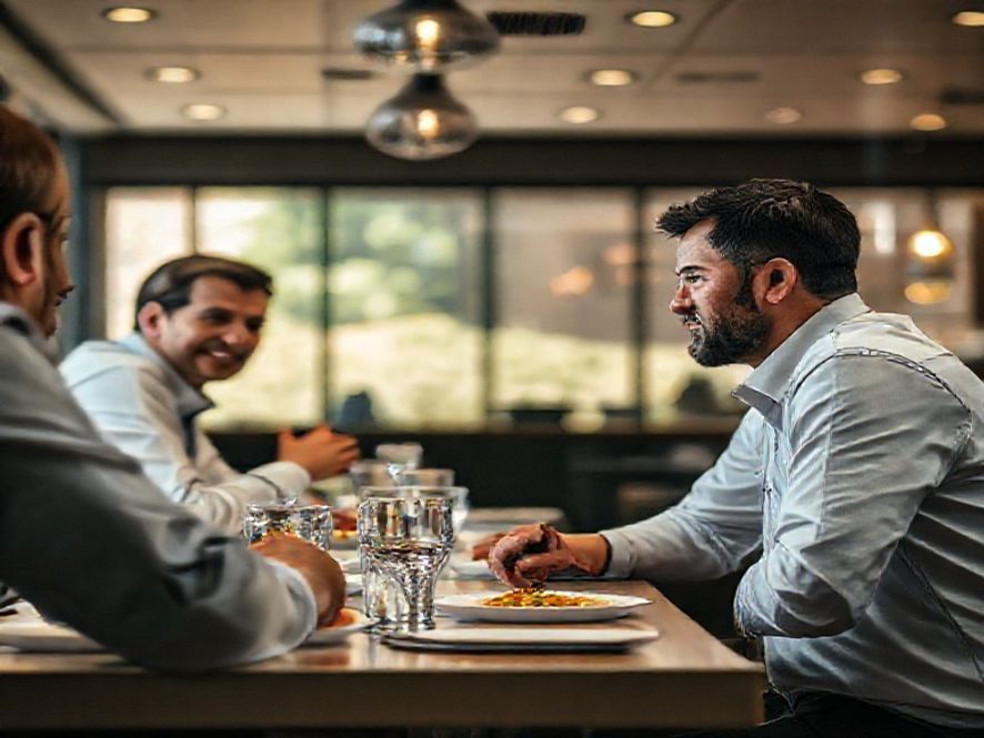 Treinamento específico para equipe de almoço executivo