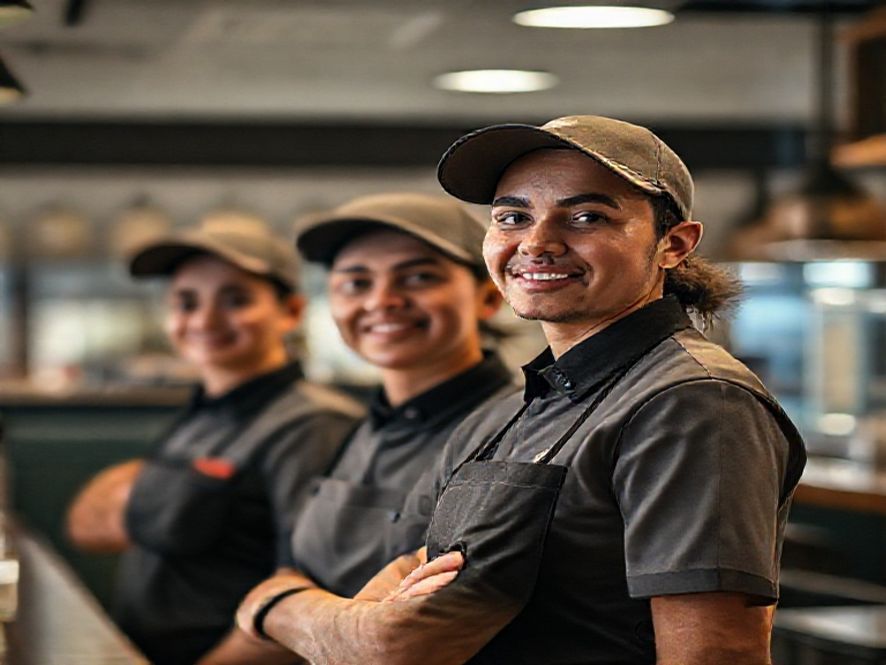 Uniformes da equipe como parte da identidade visual